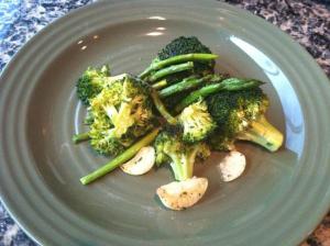 Baked Broccoli and Asparagus